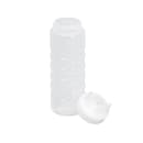 Vollrath 3324-13 24 oz Squeeze Dispenser - Wide Mouth, Clear Cap, Clear thumbnail 2