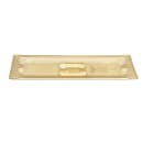 Vollrath 33300 1/3 Size High-Heat Solid Food Pan Cover - Amber thumbnail 2