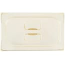 Vollrath 33400 1/4 Size High-Heat Solid Food Pan Cover - Amber thumbnail 2