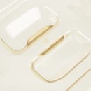 Vollrath 33400 1/4 Size High-Heat Solid Food Pan Cover - Amber thumbnail 4