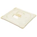 Vollrath 33600 1/6 Size High-Heat Solid Food Pan Cover - Amber thumbnail 3