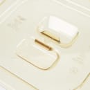 Vollrath 33600 1/6 Size High-Heat Solid Food Pan Cover - Amber thumbnail 4