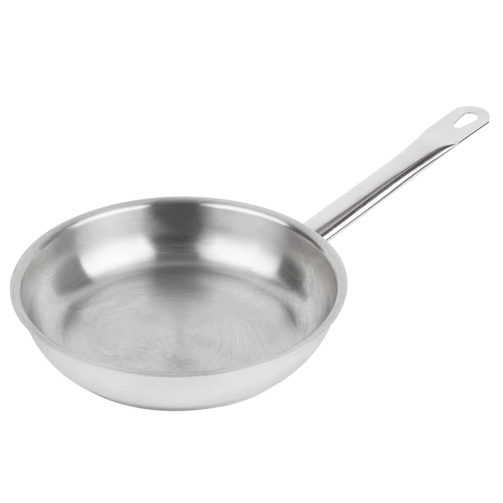 Vollrath 3409 9 1/2" Centurion® Stainless Steel Frying Pan w/ Hollow Metal Handle - Induction Ready
