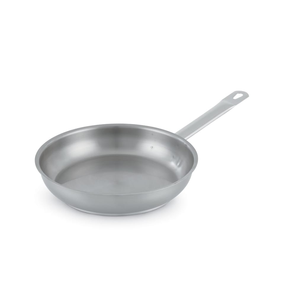 Vollrath 3414 14" Centurion® Stainless Steel Frying Pan w/ Hollow Metal Handle - Induction Ready