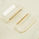 Vollrath 34200 Half-Size High-Heat Slotted Food Pan Cover - Amber thumbnail 4