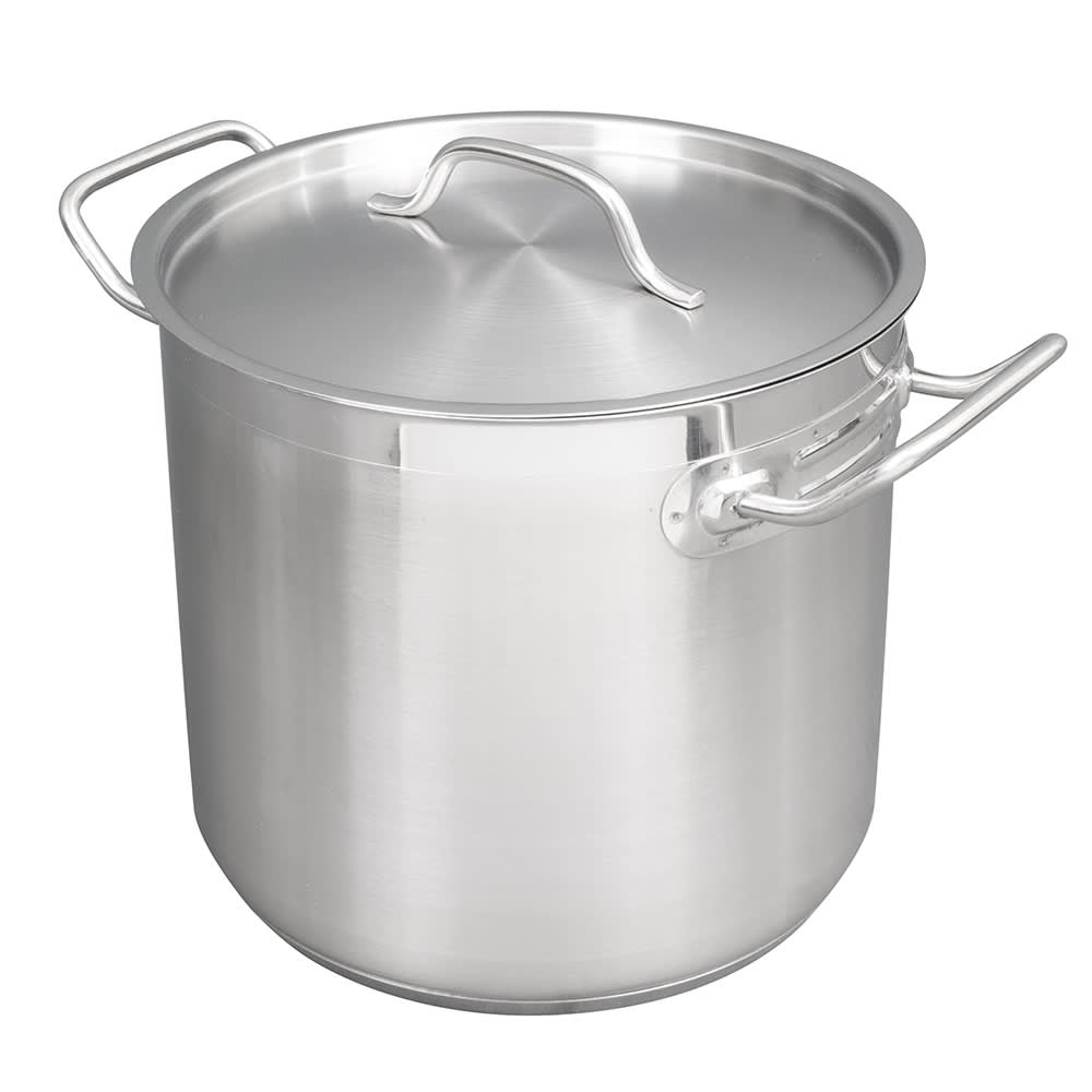 Vollrath 3501 8 qt Optio™ Stainless Steel Stock Pot w/ Cover - Induction Ready