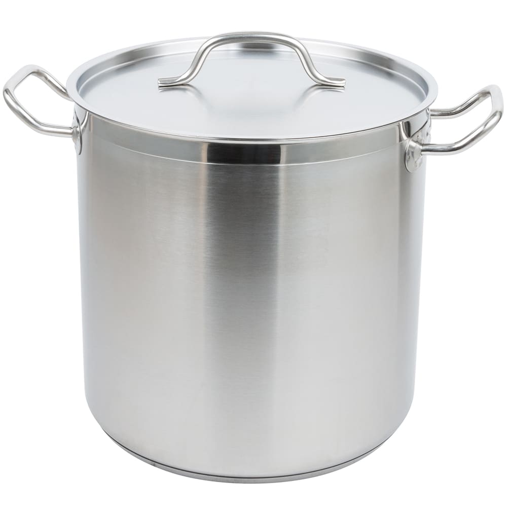 Vollrath 3504 18 qt Optio™ Stainless Steel Stock Pot w/ Cover - Induction Ready