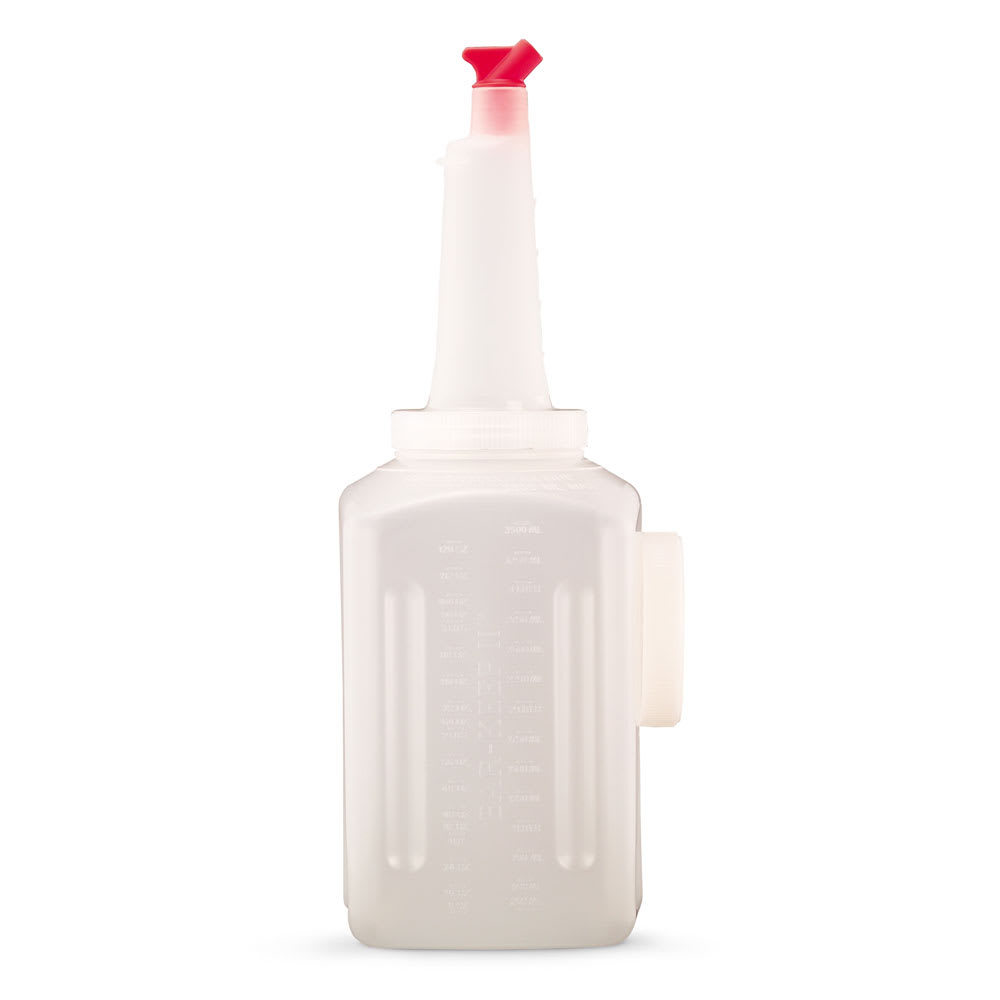 Vollrath 3628 Bar Keep Gallon Jar Pack - 6 Gallon Jars with Neck, Lid, Assorted Color Spouts