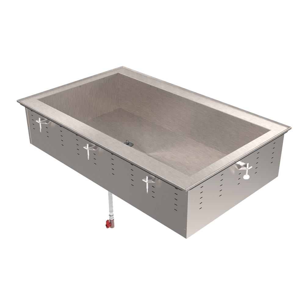 Vollrath 36451 42" Drop-In Cold Well w/ (3) Pan Capacity, Ice Cooled