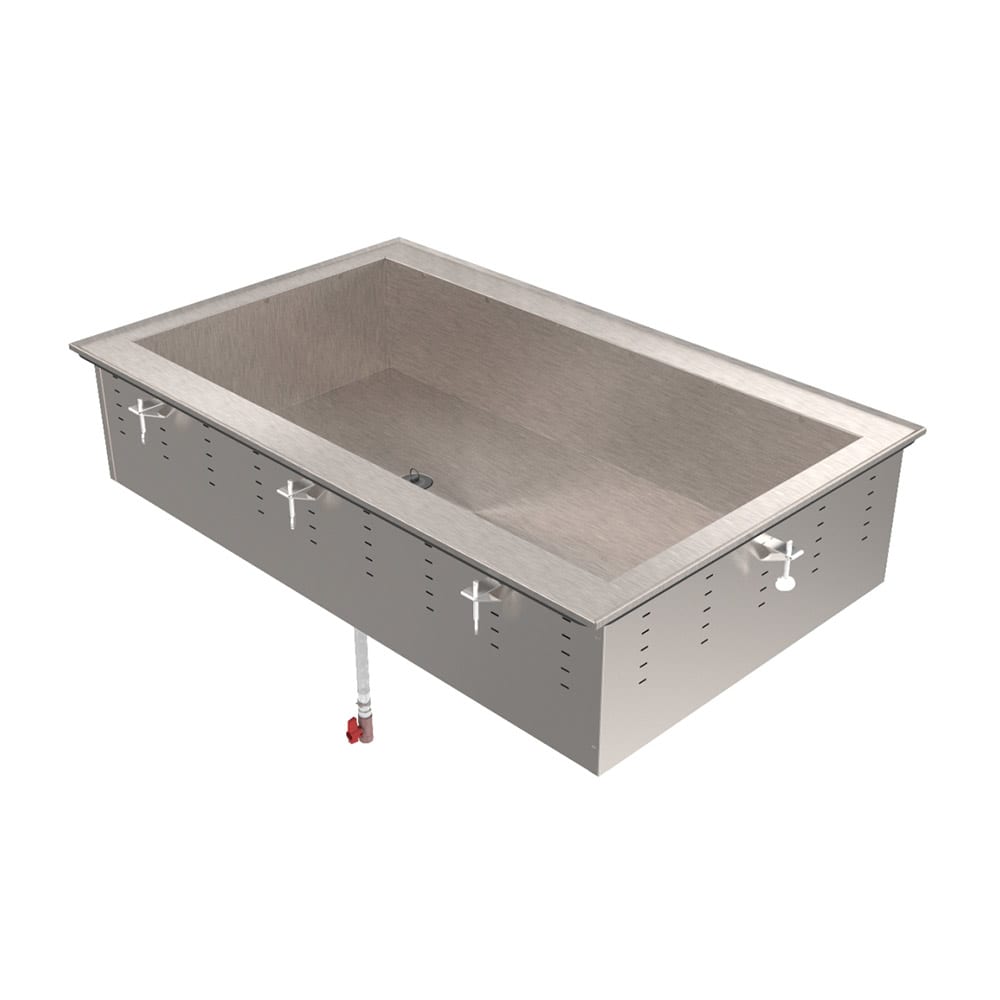 Vollrath 36654 46" Drop-In Cold Well w/ (2) Pan Capacity, Ice Cooled