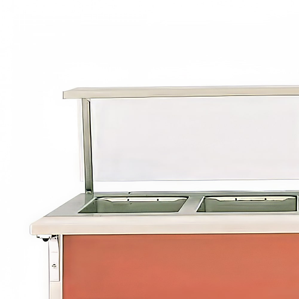 Vollrath 37563-2-O 74" Operator Side Cutting Board - 8" Overall Width, Poly