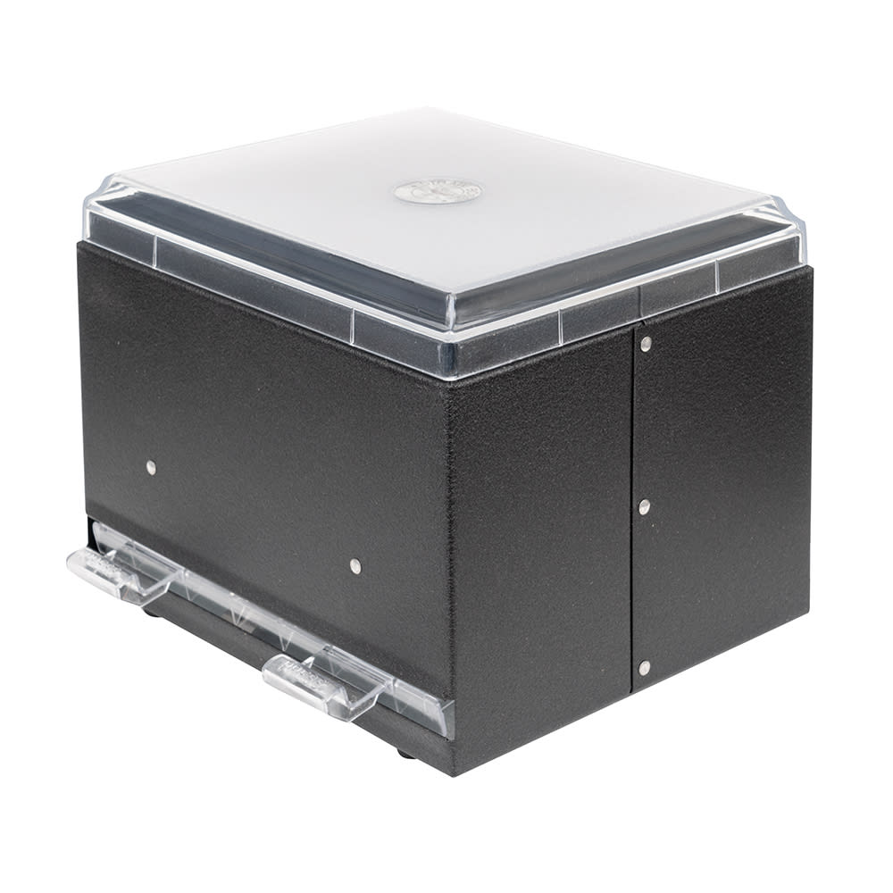 Vollrath 3802-06 Double Sided Straw Dispenser - 500 Capacity, Black