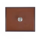 Vollrath 3802L-01 Straw Dispenser Replacement Cover - Full Size, Transparent Brown thumbnail 3