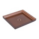 Vollrath 3802L-01 Straw Dispenser Replacement Cover - Full Size, Transparent Brown thumbnail 4