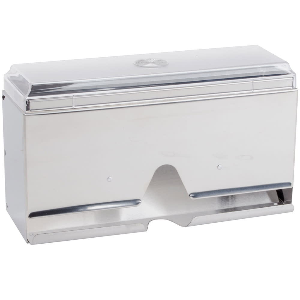 Vollrath 3805-28 Single Sided Straw Dispenser - 200 Capacity, Silver