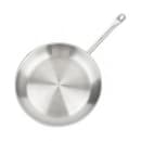 Vollrath 3812 12 1/2" Optio™ Stainless Steel Frying Pan w/ Hollow Metal Handle - Induction Ready thumbnail 3
