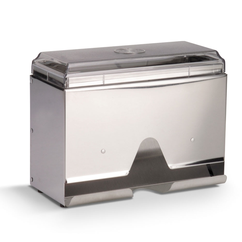 Vollrath 3815-28 Single Sided Straw Dispenser - 200 Capacity, Silver