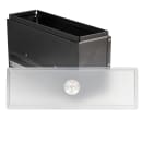 Vollrath 3820-06 Single Sided Straw Dispenser - 250 Capacity, Black thumbnail 4