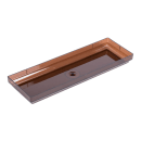 Vollrath 3820L-01 Straw Dispenser Replacement Cover - Translucent Brown thumbnail 3