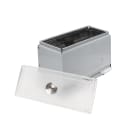 Vollrath 3825-28 Single Sided Straw Dispenser - 250 Capacity, Stainless Steel thumbnail 2