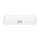 Vollrath 3825L-13 Straw Dispenser Replacement Cover - Clear thumbnail 3