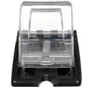 Vollrath 3853-06 Toothpick Dispenser - 500 Capacity, 4 3/8x4 1/8x4 1/8" Black thumbnail 3