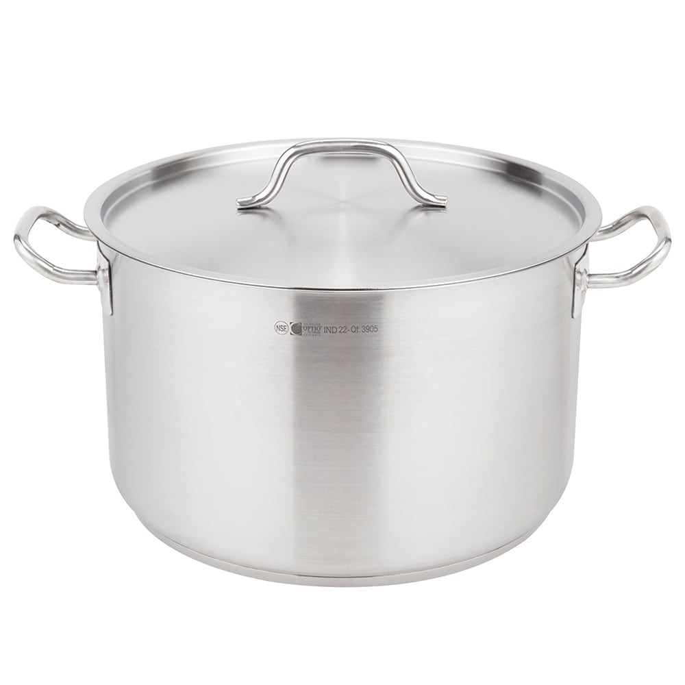 Vollrath 3905 22 qt Optio™ Stainless Sauce Pot - Induction Ready