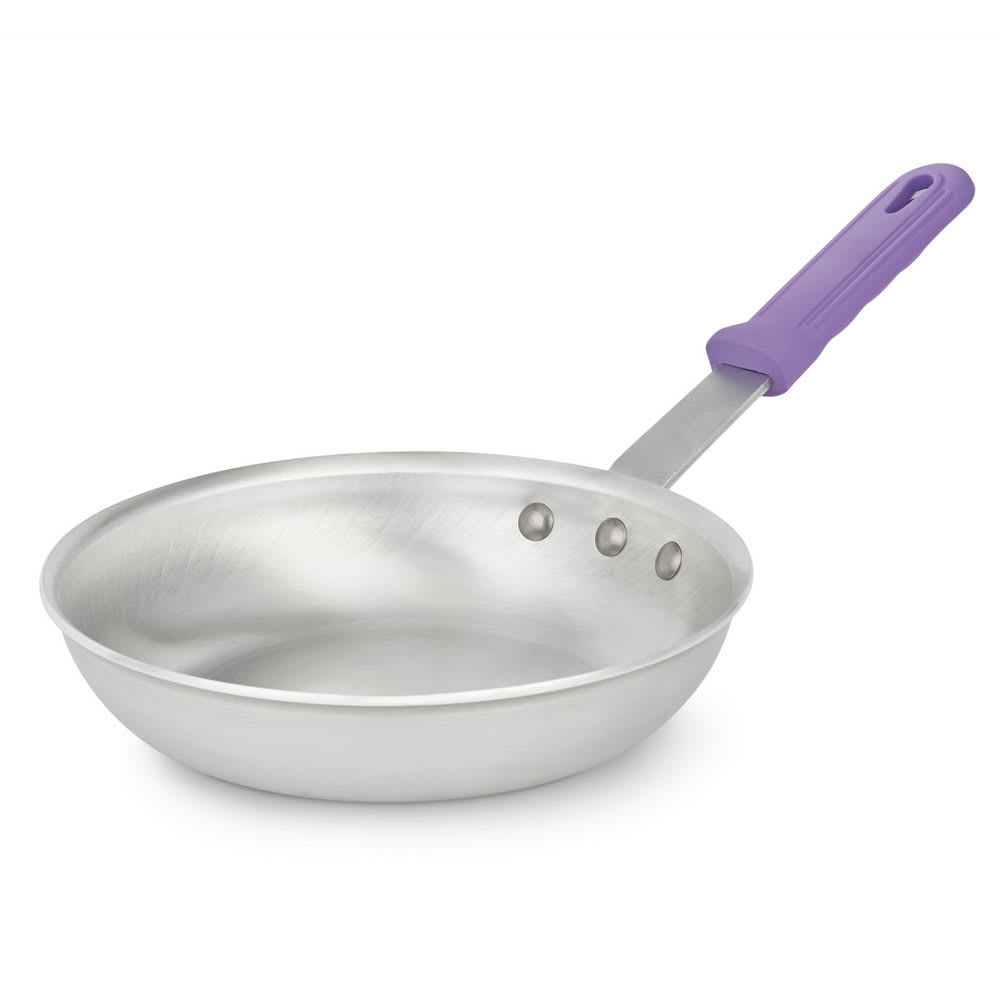 Vollrath 400780 7" Wear-Ever® Aluminum Frying Pan w/ Solid Silicone Handle