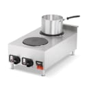 Vollrath 40739 15" Electric Hotplate w/ (2) Burners & Infinite Controls, 240v/1ph thumbnail 2