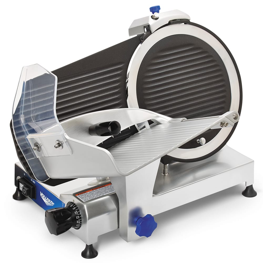 Vollrath 40951 Manual Meat Slicer w/ 12" Blade, Belt Driven, Aluminum, 2/5 hp