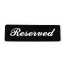 Vollrath 4135 Tabletop Reserved Sign - 3" x 9" thumbnail 2