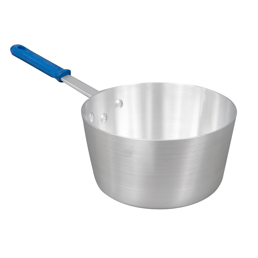Vollrath 434412 4 1/2 qt Wear-Ever® Aluminum Saucepan w/ Solid Silicone Handle