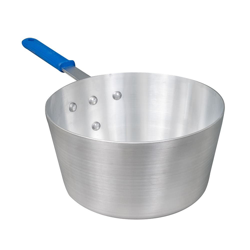 Vollrath 4347 7 qt Wear-Ever® Aluminum Saucepan w/ Solid Silicone Handle