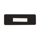 Vollrath 4505 Private Sign - 3" x 9", White on Black thumbnail 2