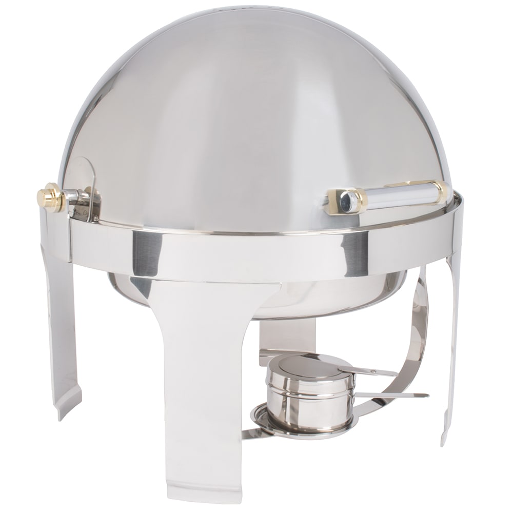 Vollrath 46070 Round Chafer w/ Roll-Top Lid & Chafing Fuel Heat