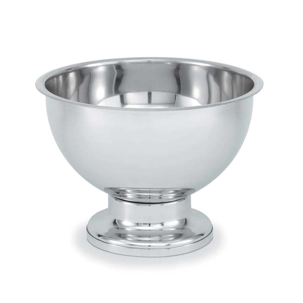 Vollrath 46072 5 Gal Round Punch Bowl - Mirror-Finish Stainless