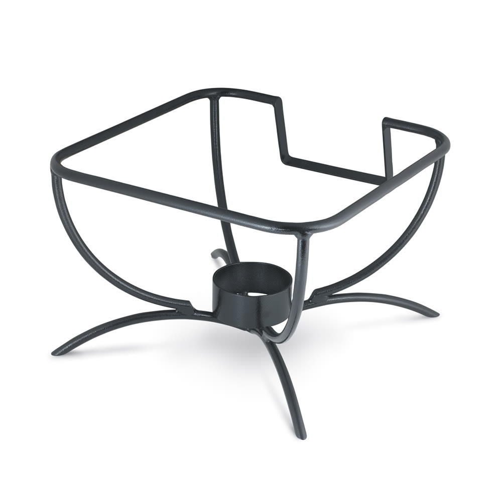 Vollrath 46112 Stand for Square Induction Chafers - Heavy-Duty, Black