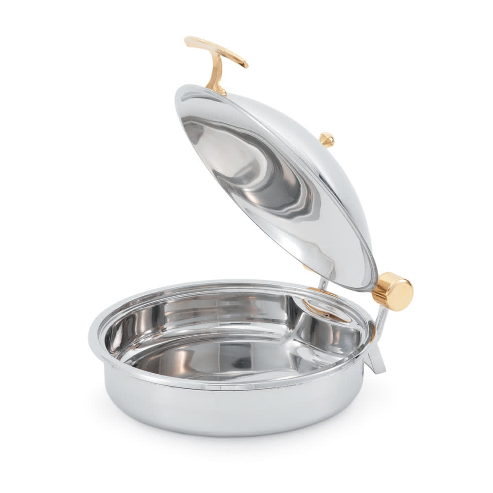 Vollrath 46121 Round Chafer w/ Hinged Lid & Induction Heat