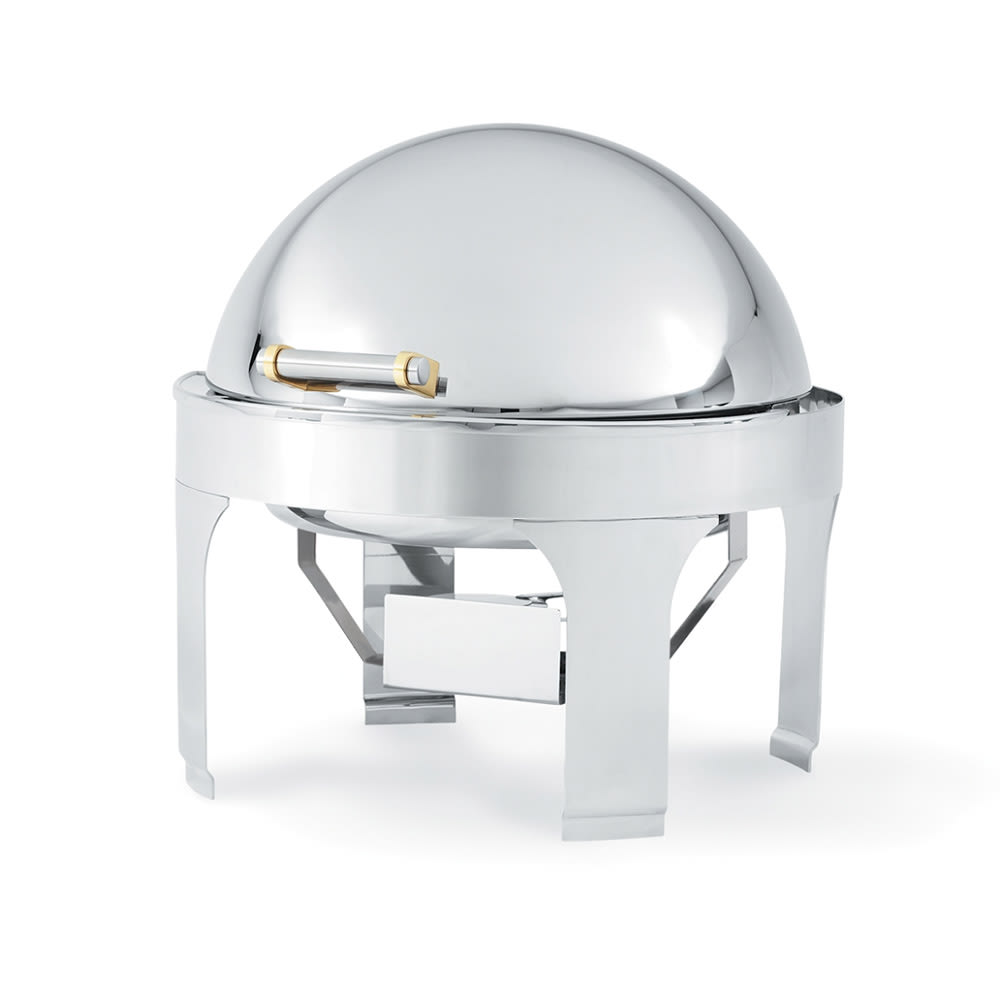 Vollrath 46265 Round Chafer w/ Roll-Top Lid & Chafing Fuel Heat