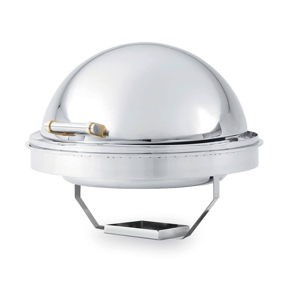 Vollrath 46268 Round Chafer w/ Roll-Top Lid & Chafing Fuel Heat