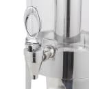 Vollrath 46285 2 gal Beverage Dispenser w/ Ice Tube - Plastic Container, Stainless Base thumbnail 5