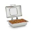 Vollrath 4644010 8 3/10 qt FullSize Induction Chafer w/ Glass Lid, Stainless thumbnail 3