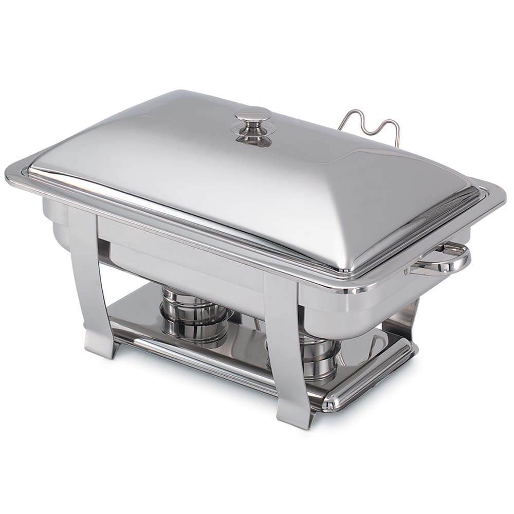 Vollrath 46518 Full Size Chafer w/ Lift-off Lid & Chafing Fuel Heat