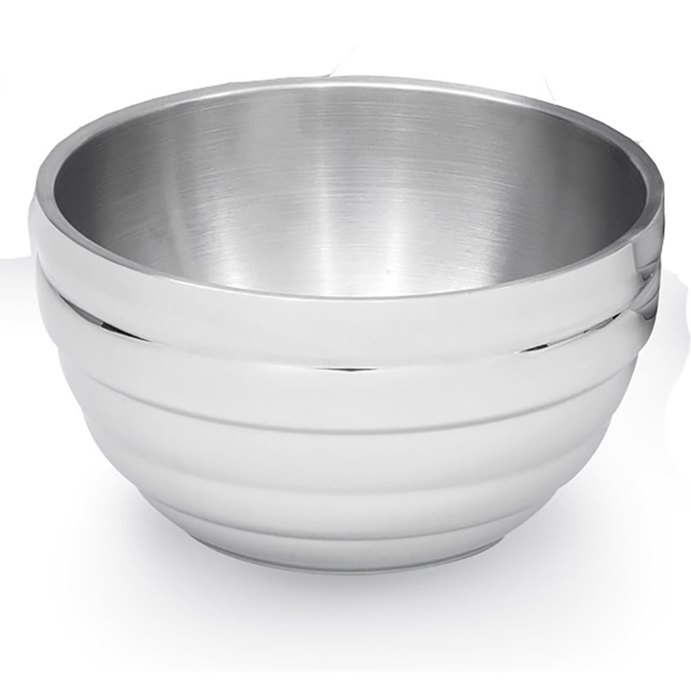 Vollrath 46590 1 7/10 qt Round Beehive Insulated Bowl - 18 ga Stainless