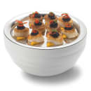 Vollrath 4659050 1 7/10 qt Round Insulated Bowl - 18 ga Stainless, Pearl White thumbnail 3