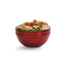 Vollrath 4659115 3 2/5 qt Round Insulated Bowl - 18 ga Stainless, Dazzle Red thumbnail 2