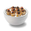 Vollrath 4659150 3 2/5 qt Round Insulated Bowl - 18 ga Stainless, Pearl White thumbnail 3