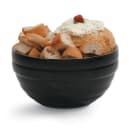 Vollrath 4659260 6 9/10 qt Round Insulated Bowl - 18 ga Stainless, Black thumbnail 2