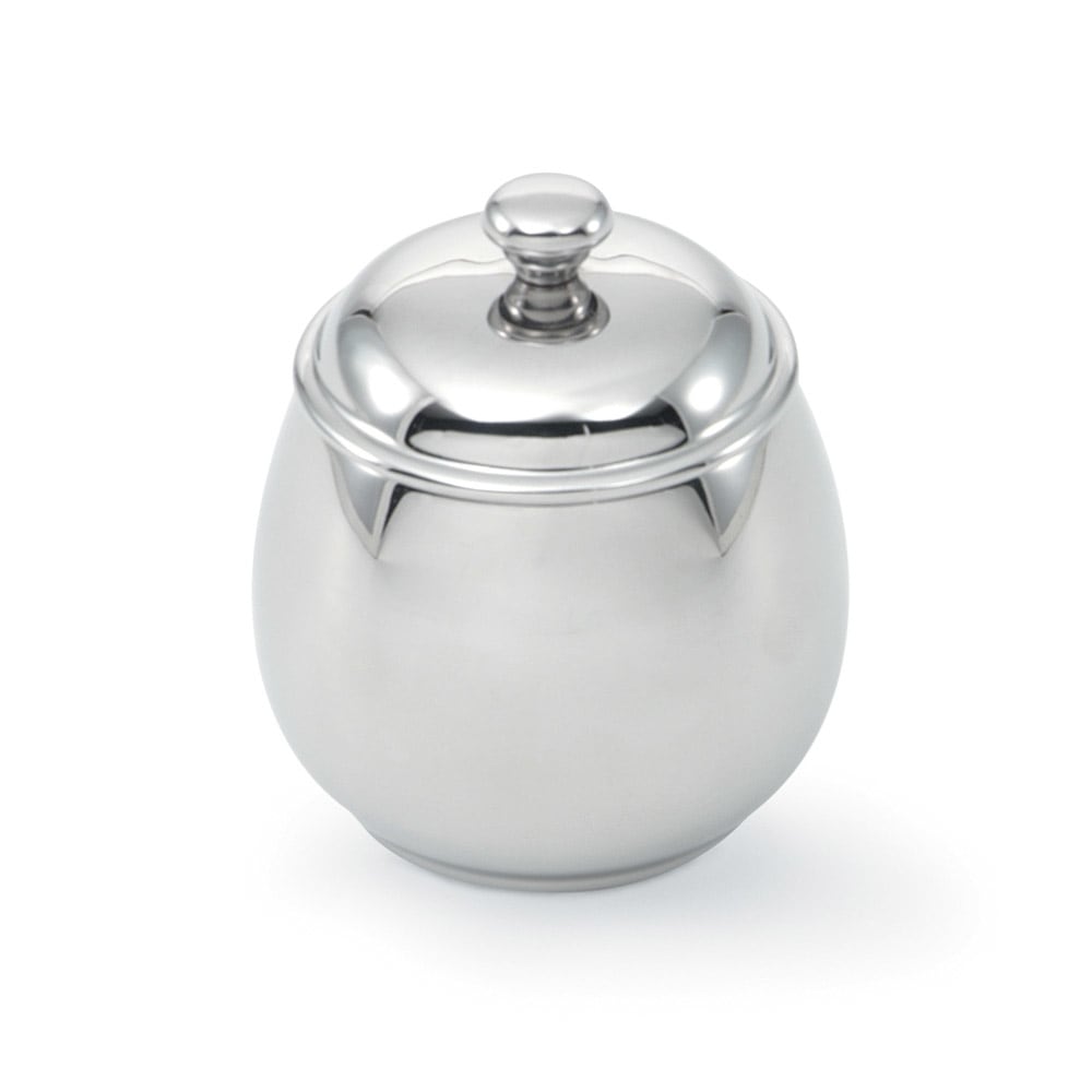 Vollrath 46597 12 oz Sugar Server with Lid - Mirror-Finish Stainless