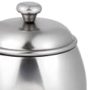 Vollrath 46597 12 oz Sugar Server with Lid - Mirror-Finish Stainless thumbnail 5